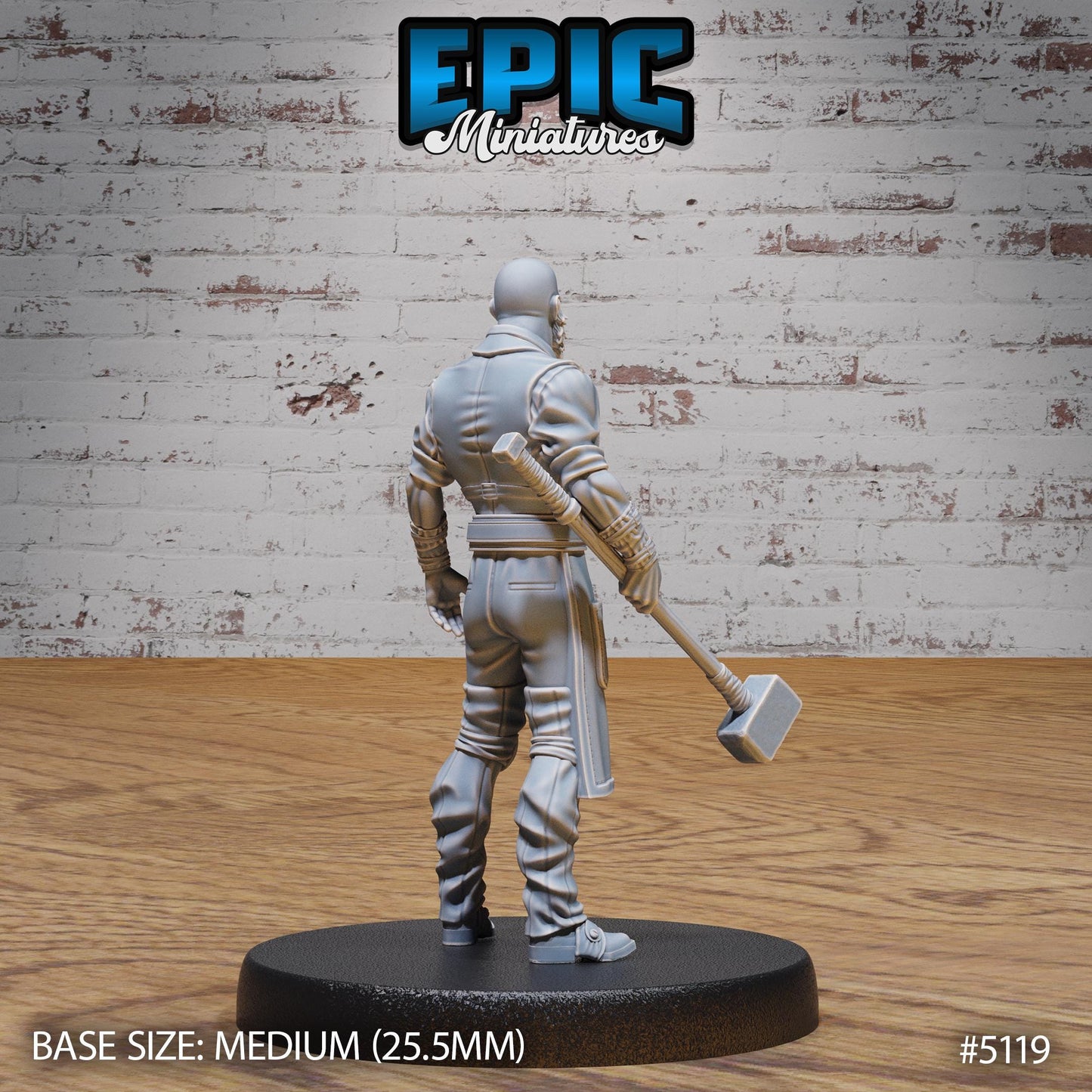 Imprisoned Blacksmith (3 Variants Available) - Epic Miniatures