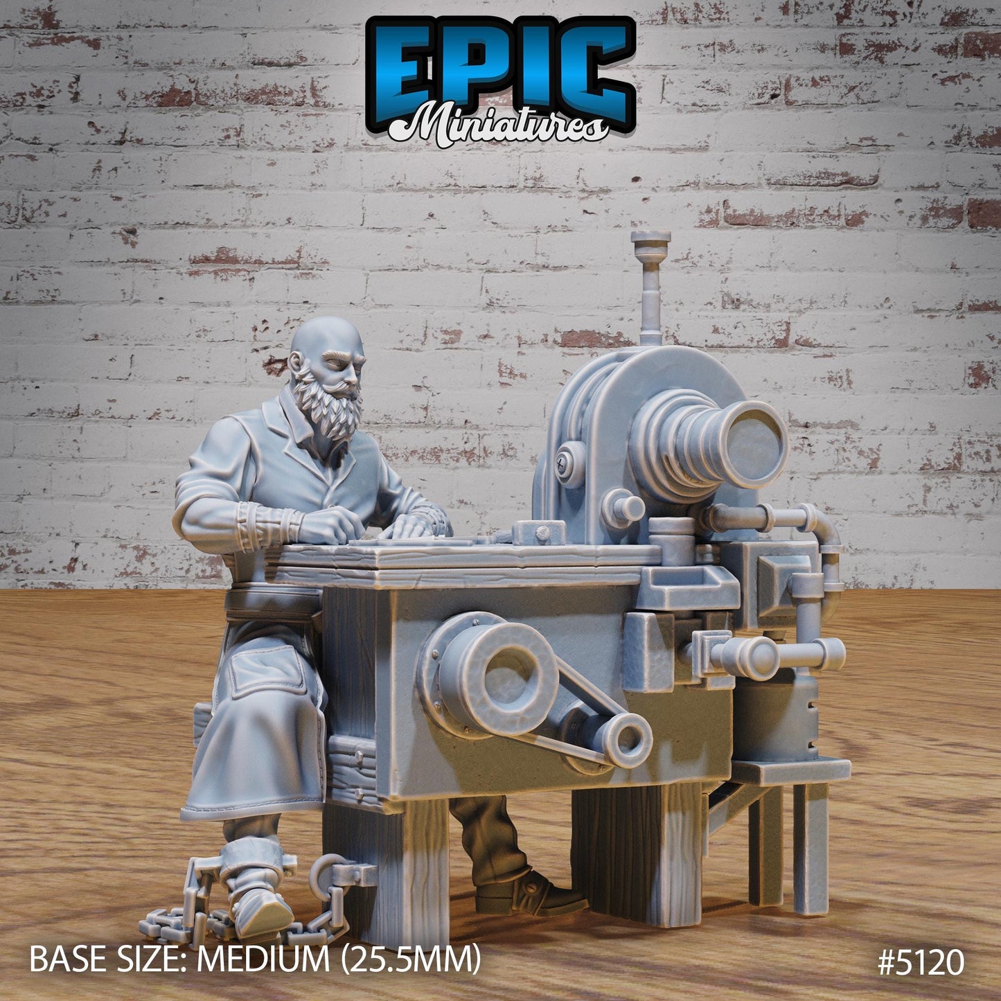 Imprisoned Blacksmith (3 Variants Available) - Epic Miniatures