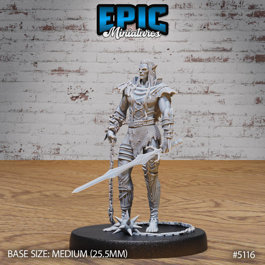 Half-Drow Slave Master (3 Variants Available) - Epic Miniatures