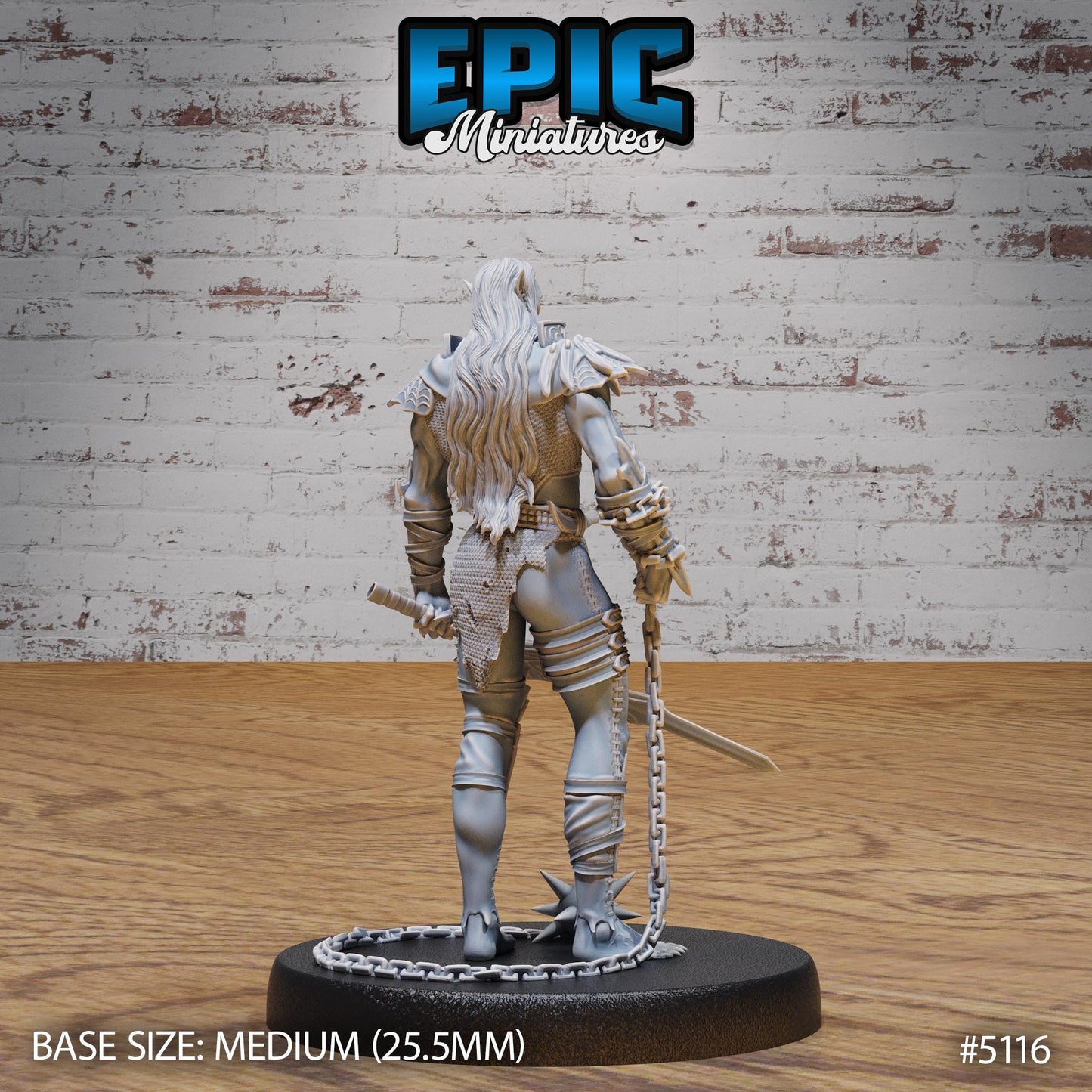 Half-Drow Slave Master (3 Variants Available) - Epic Miniatures