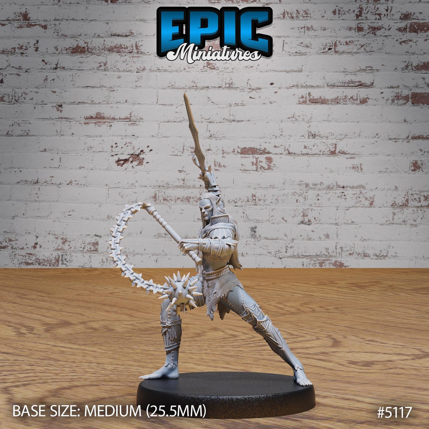 Half-Drow Slave Master (3 Variants Available) - Epic Miniatures