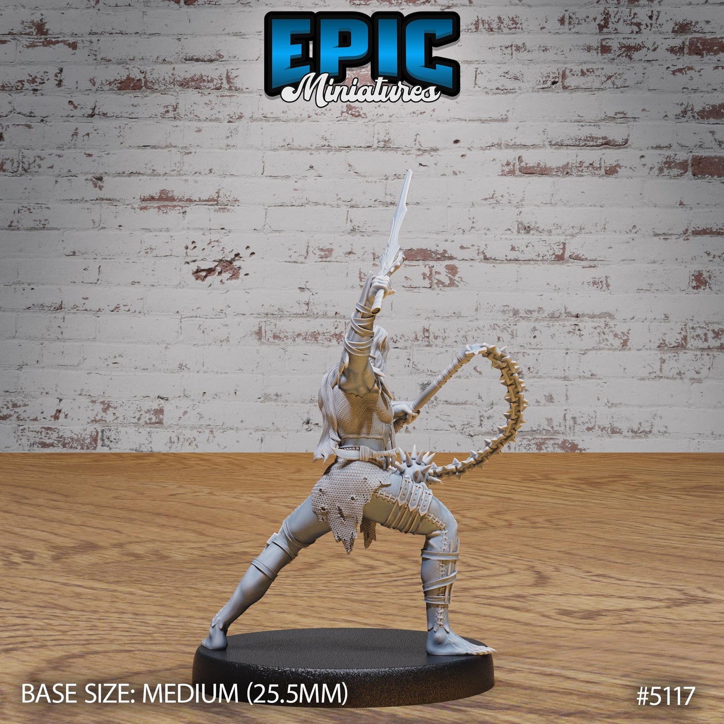 Half-Drow Slave Master (3 Variants Available) - Epic Miniatures