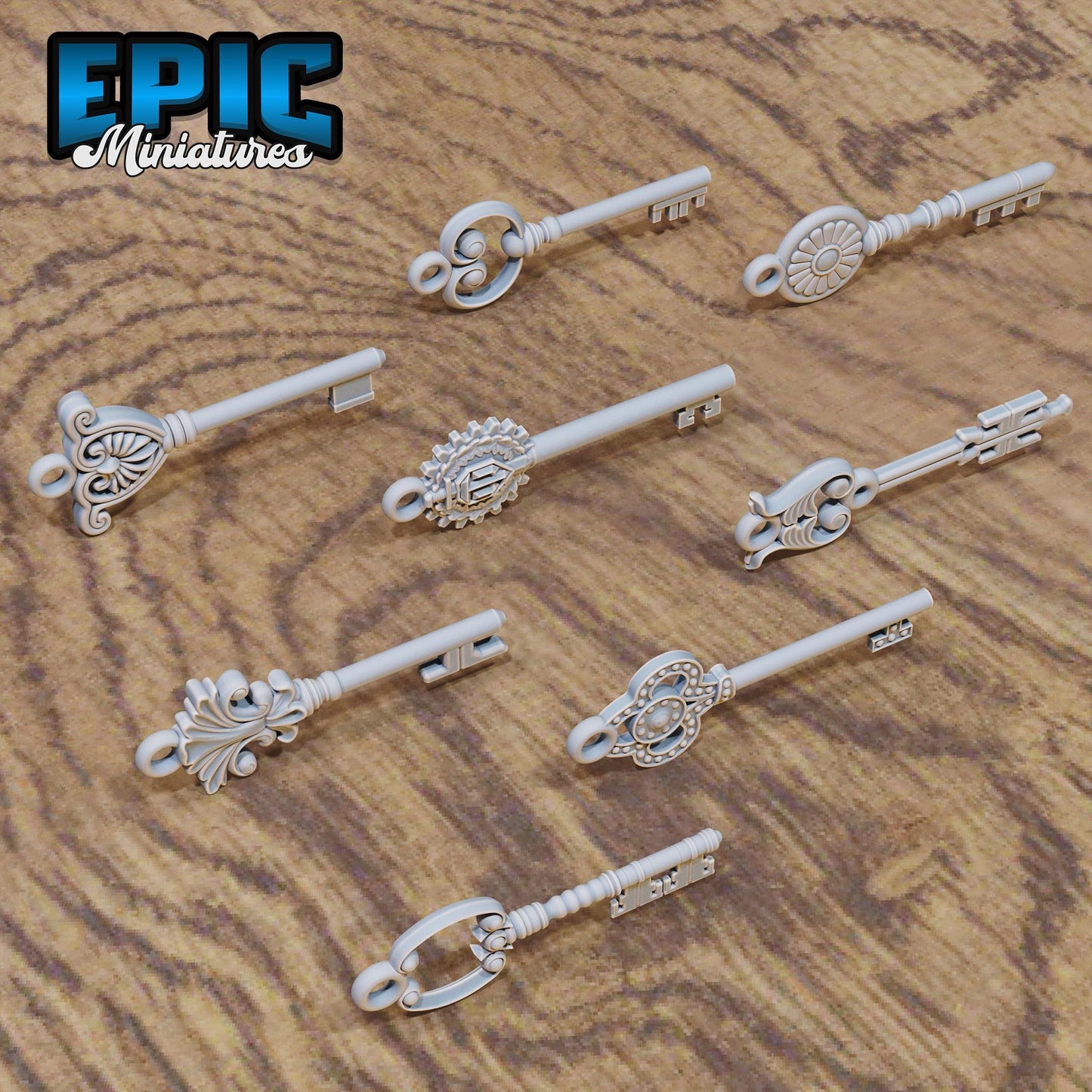 Prop Keys (8 Variants Available) - Epic Miniatures