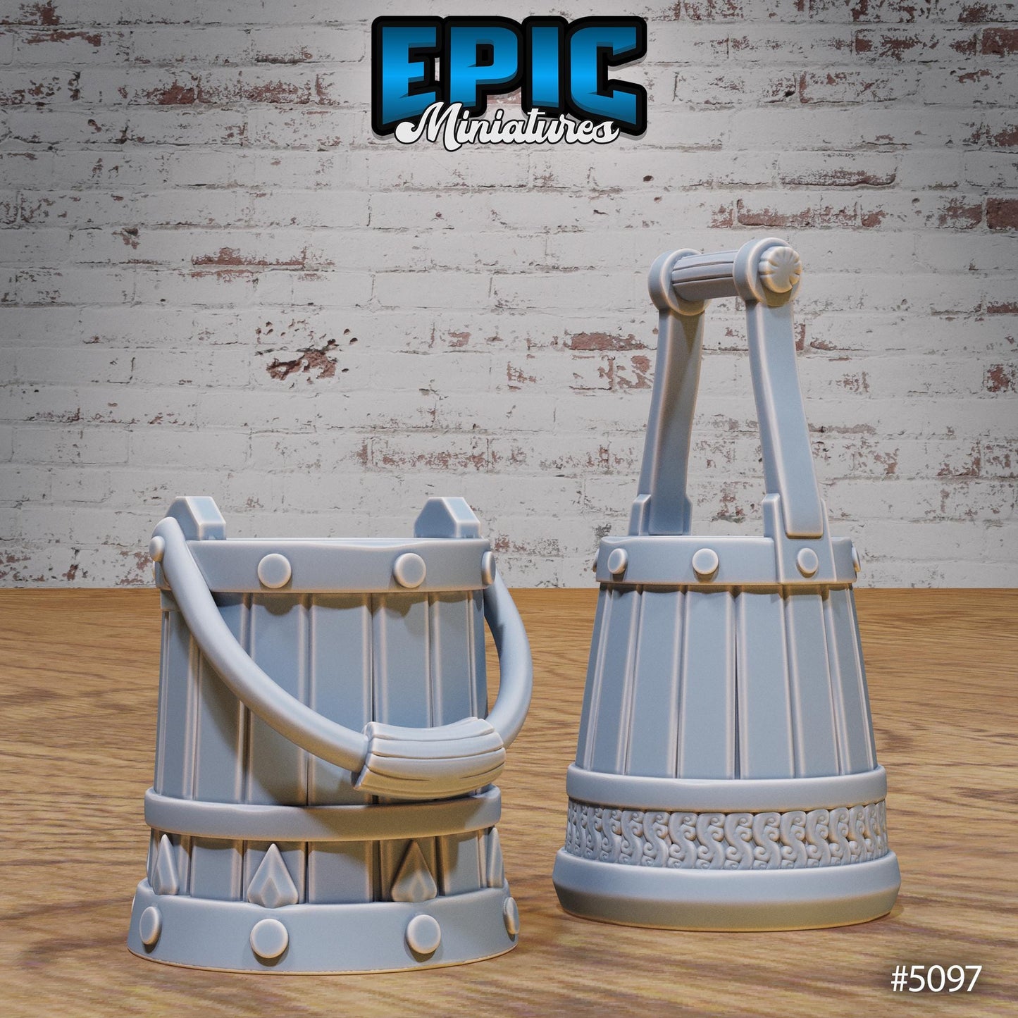 Prison Scatter, Boxes, Buckets + Crates (6 Variants Available) - Epic Miniatures