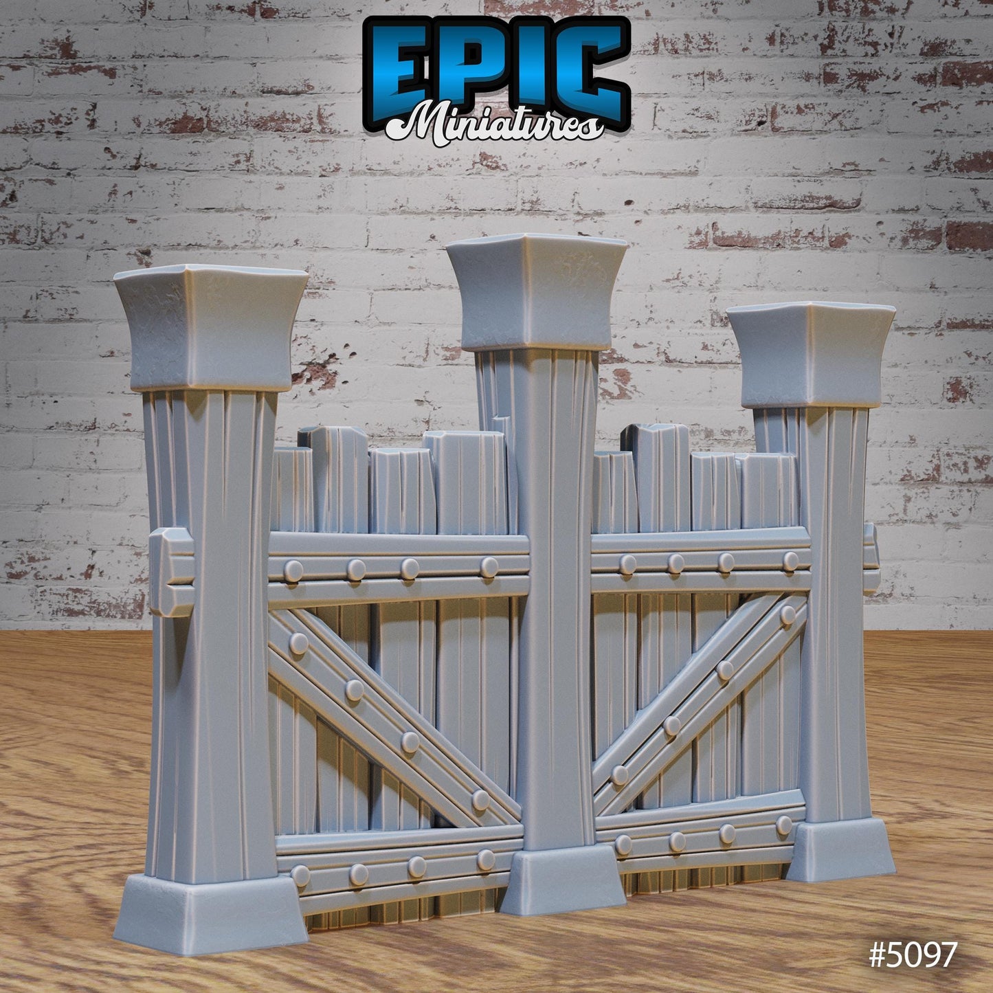 Prison Scatter, Walls, Fences and Manacles (7 Variants Available) - Epic Miniatures