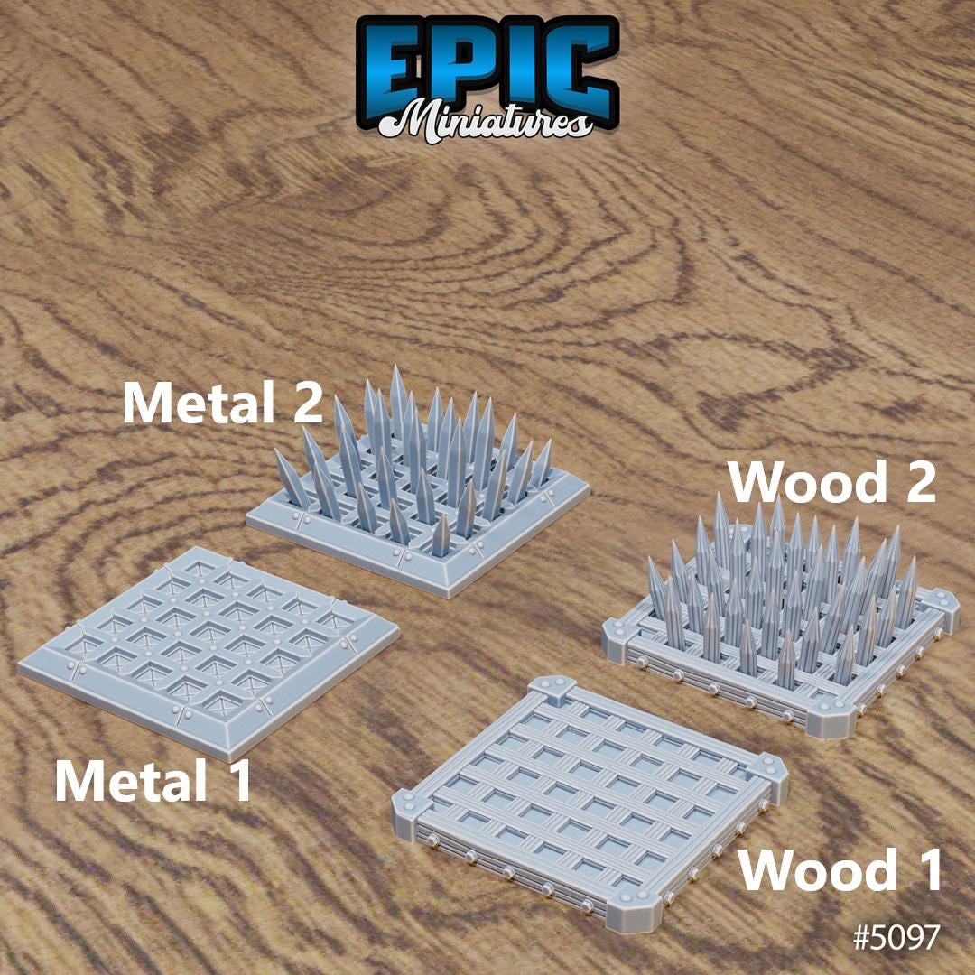 Prison Scatter, Traps (7 Variants Available) - Epic Miniatures