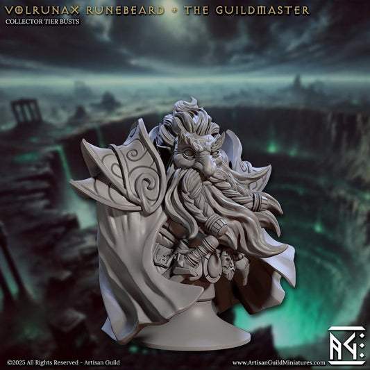 Volrunaax Runebeard Bust - Artisan Guild