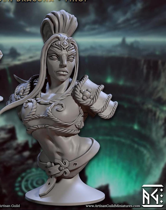 Shieldwarden Dracona Bust - Artisan Guild