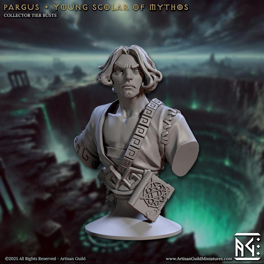Pargus, Scholar of Mythos Bust - Artisan Guild