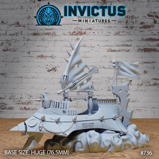 Flying Assault Ship - Invictus Miniatures