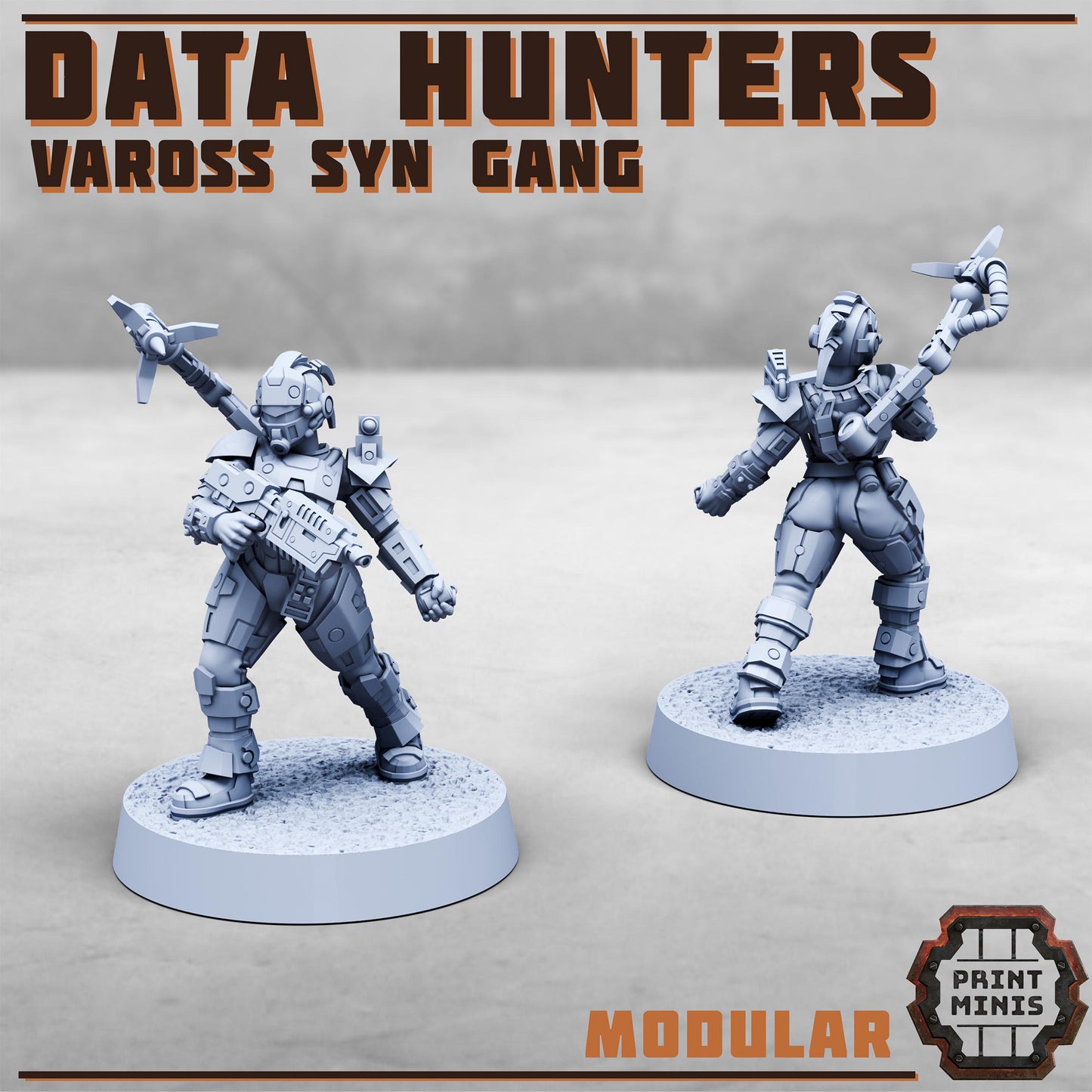 Data Hunters, Vaross Syn Gang (4 Variants Available) - Print Minis
