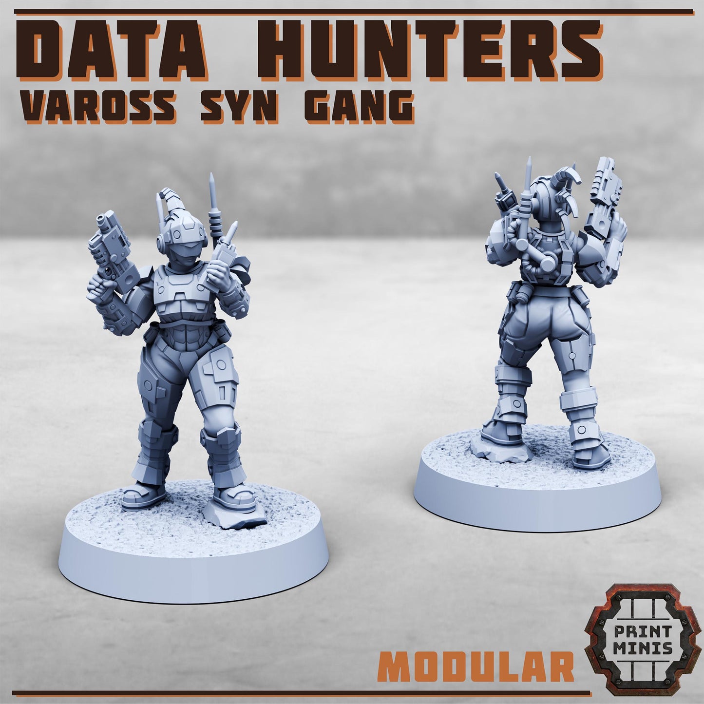 Data Hunters, Vaross Syn Gang (4 Variants Available) - Print Minis