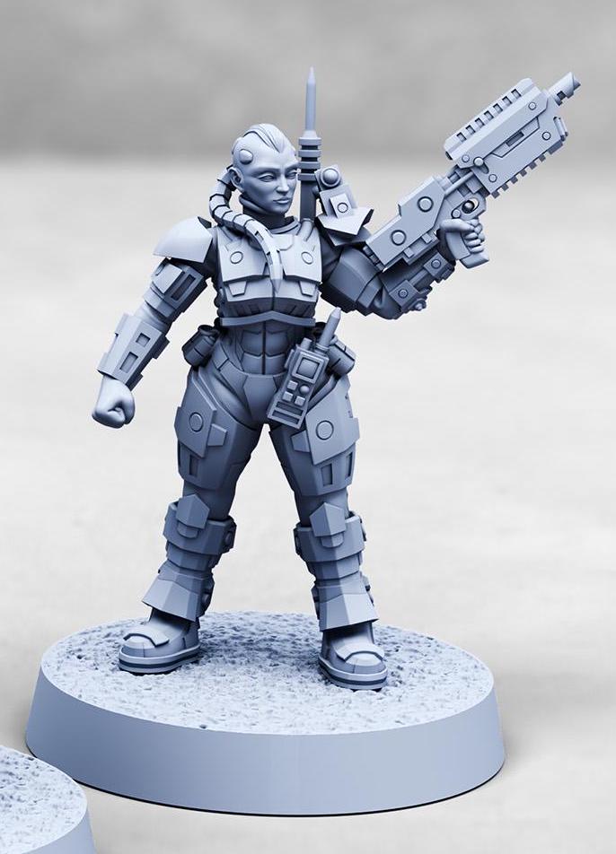 Data Hunters, Vaross Syn Gang (4 Variants Available) - Print Minis