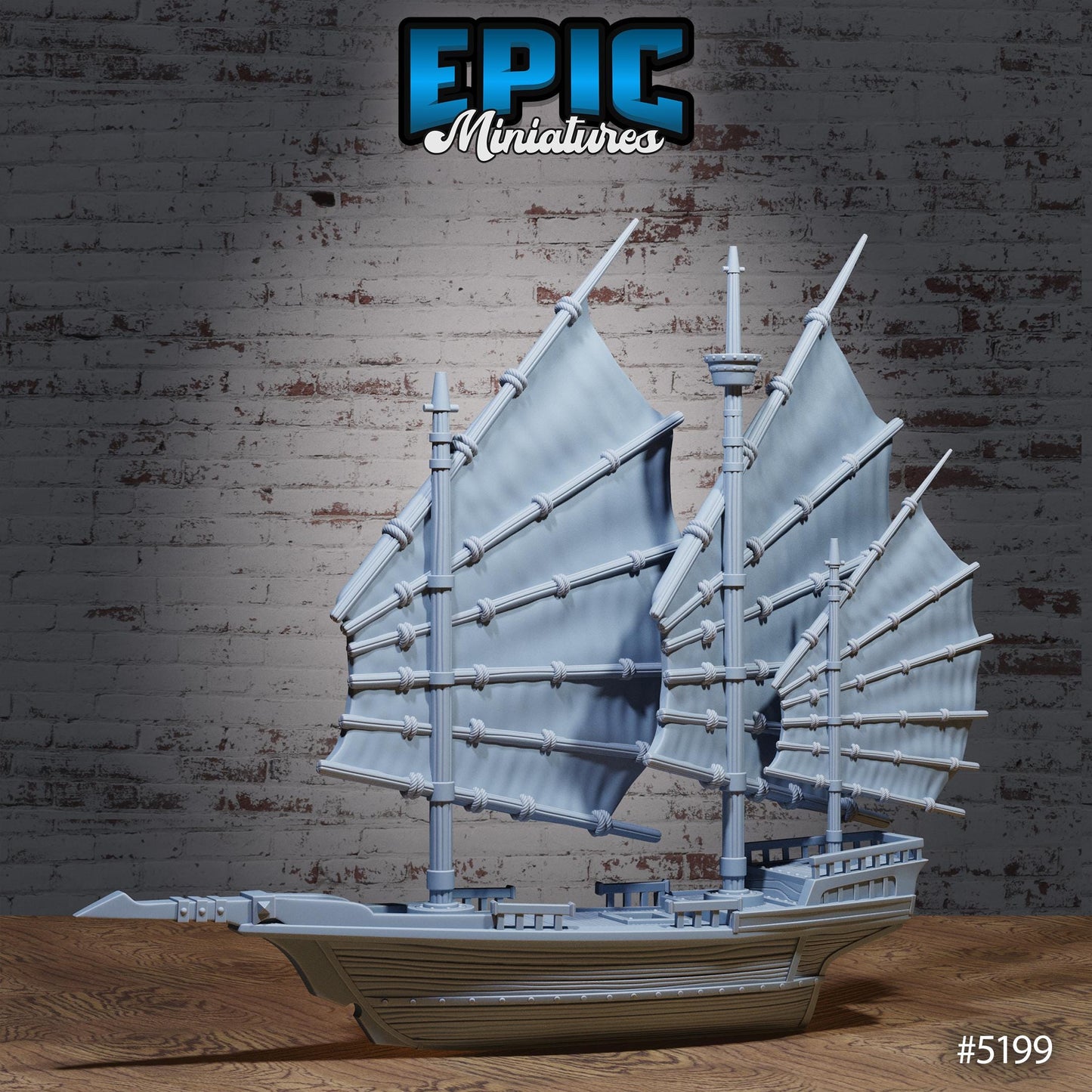 Oriental Lighthouse and Boat (2 Variants Available) - Epic Miniatures