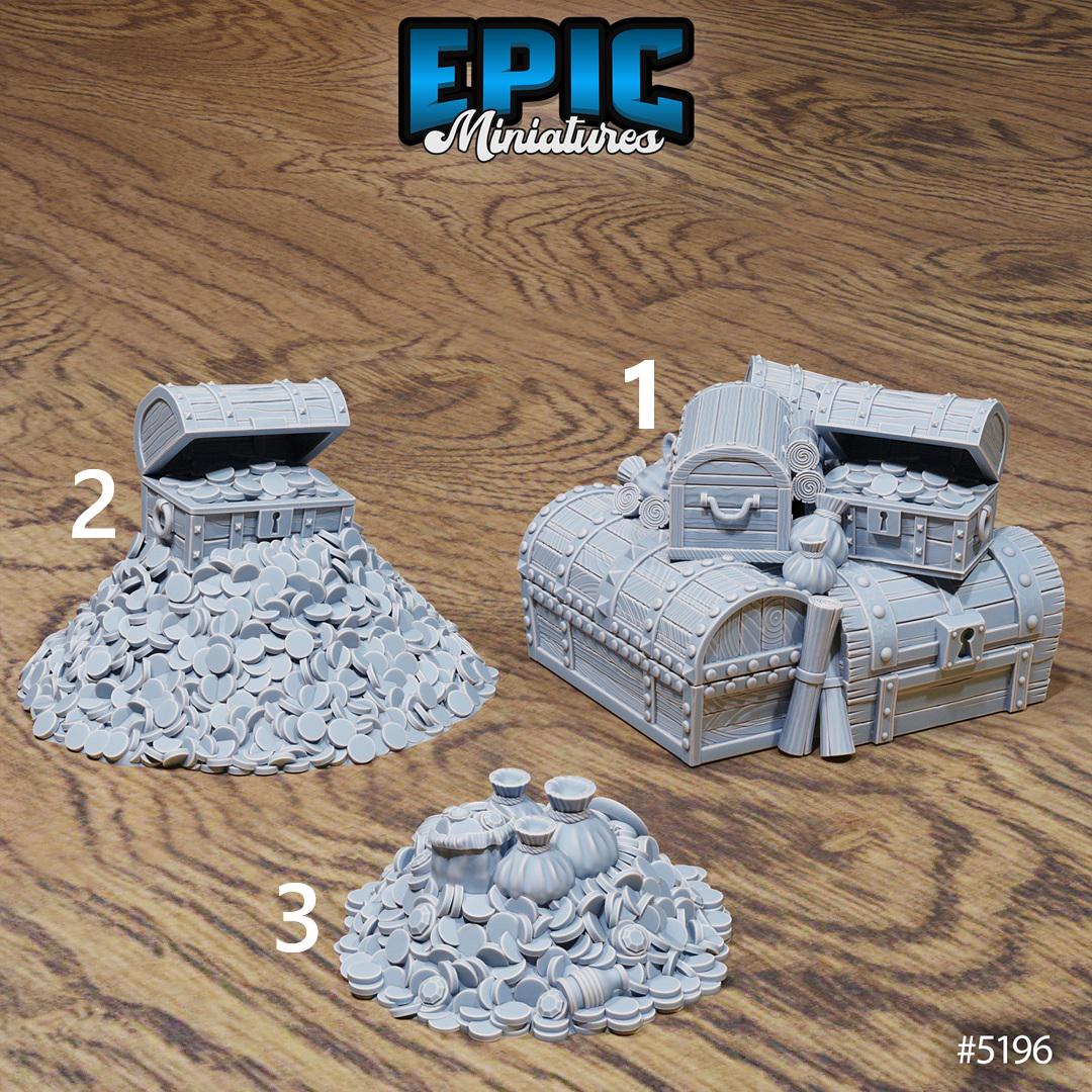 Oriental Scatter, Statues and Treasures (5 Variants Available) - Epic Miniatures