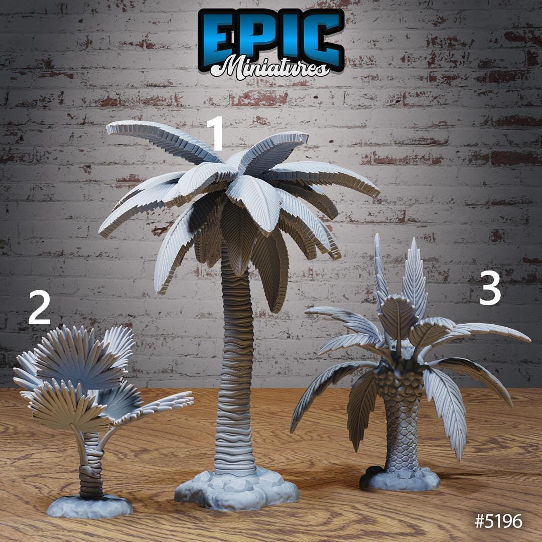Oriental Scatter Set, Cacti and Palms (9 Variants Available) - Epic Miniatures