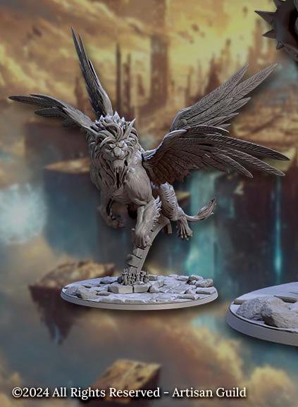 Azarel, Winged Lion - Protector of the Aetherium - Artisan Guild