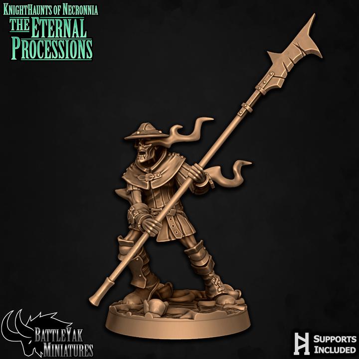 Spectral Men-at-Arms, Pikemen (6 Variants Available) - Battle Yak