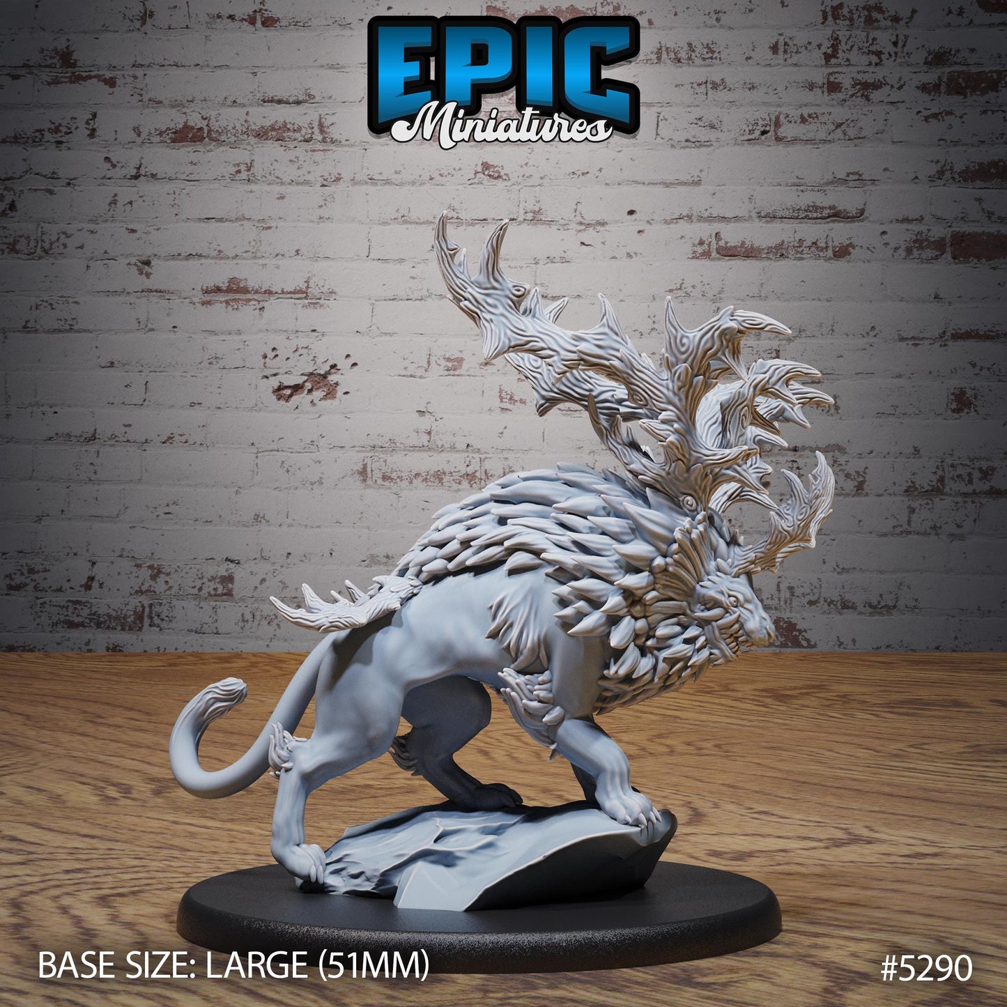 Horned Forest Beast (3 Variants Available) - Epic Miniatures