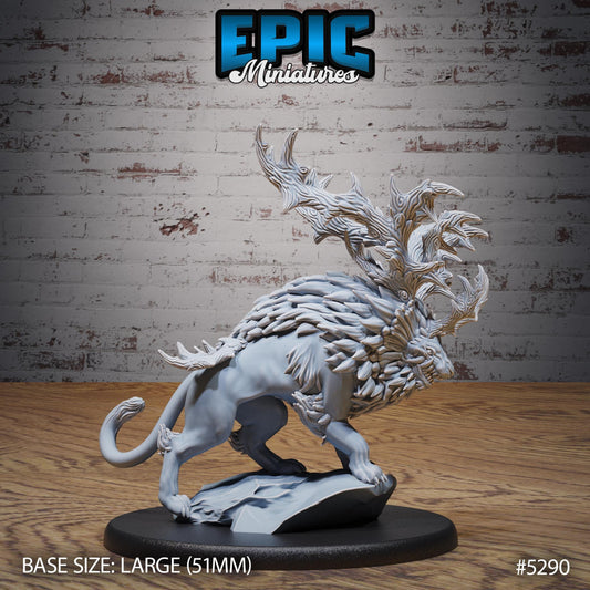 Horned Forest Beast (3 Variants Available) - Epic Miniatures