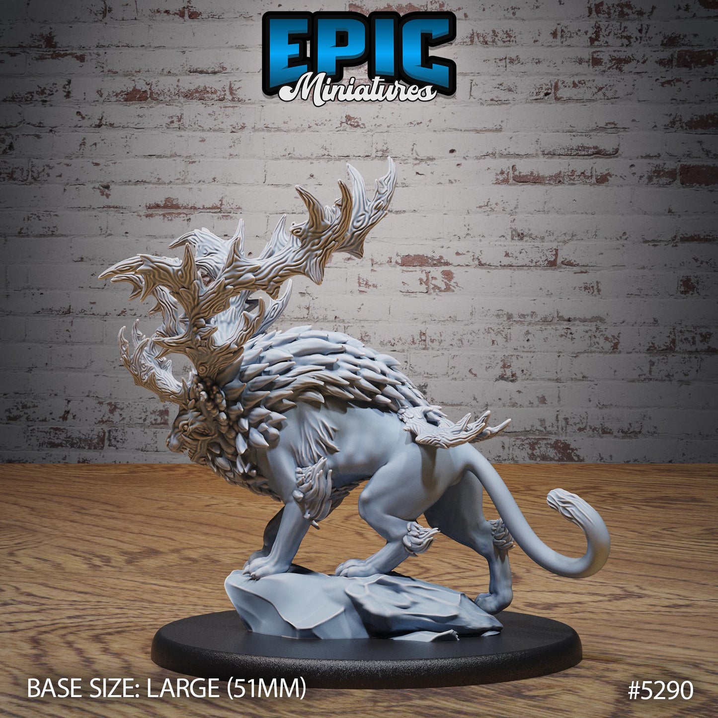 Horned Forest Beast (3 Variants Available) - Epic Miniatures