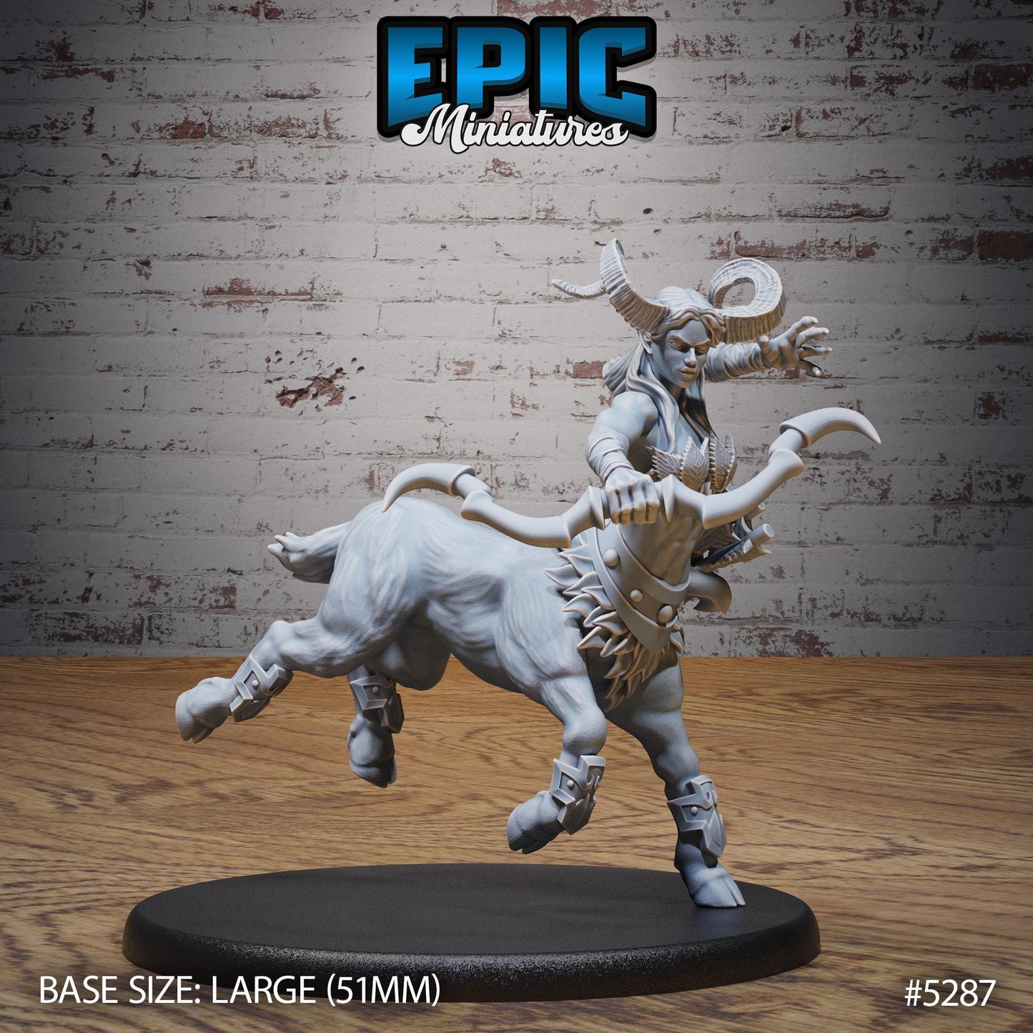 Faun Centaur (3 Variants Available) - Epic Miniatures