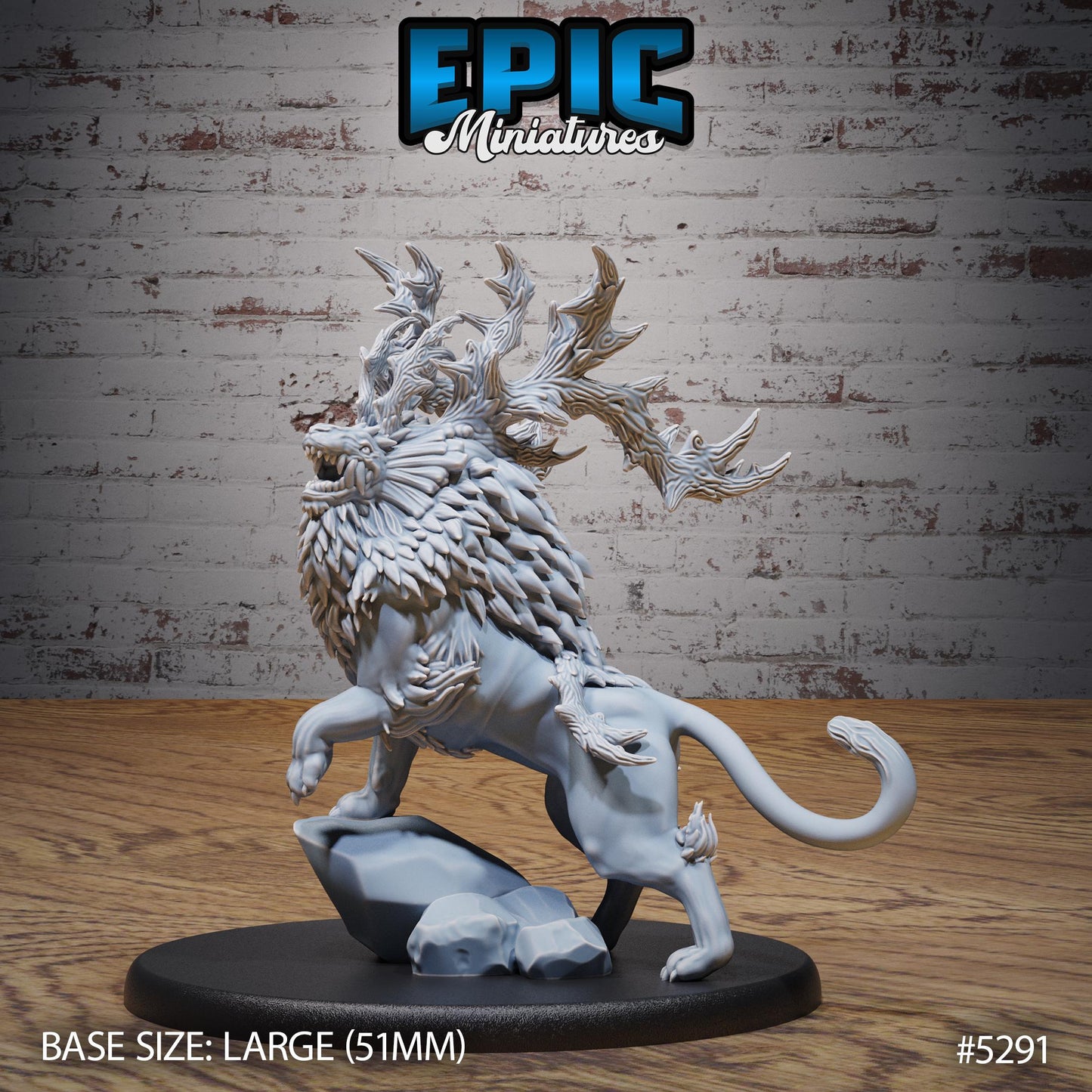 Horned Forest Beast (3 Variants Available) - Epic Miniatures