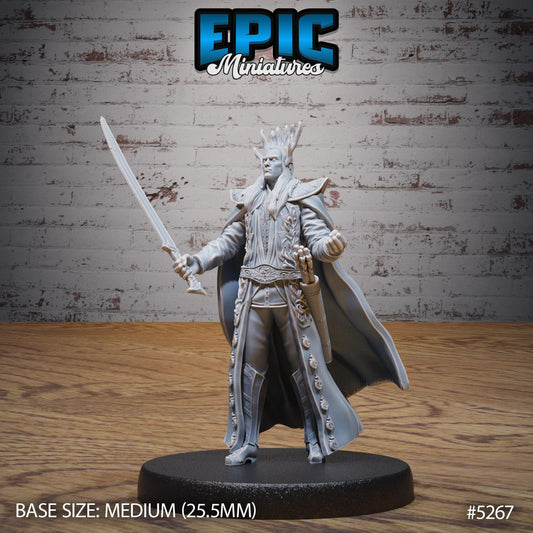 High Elf King (3 Variants Available) - Epic Miniatures