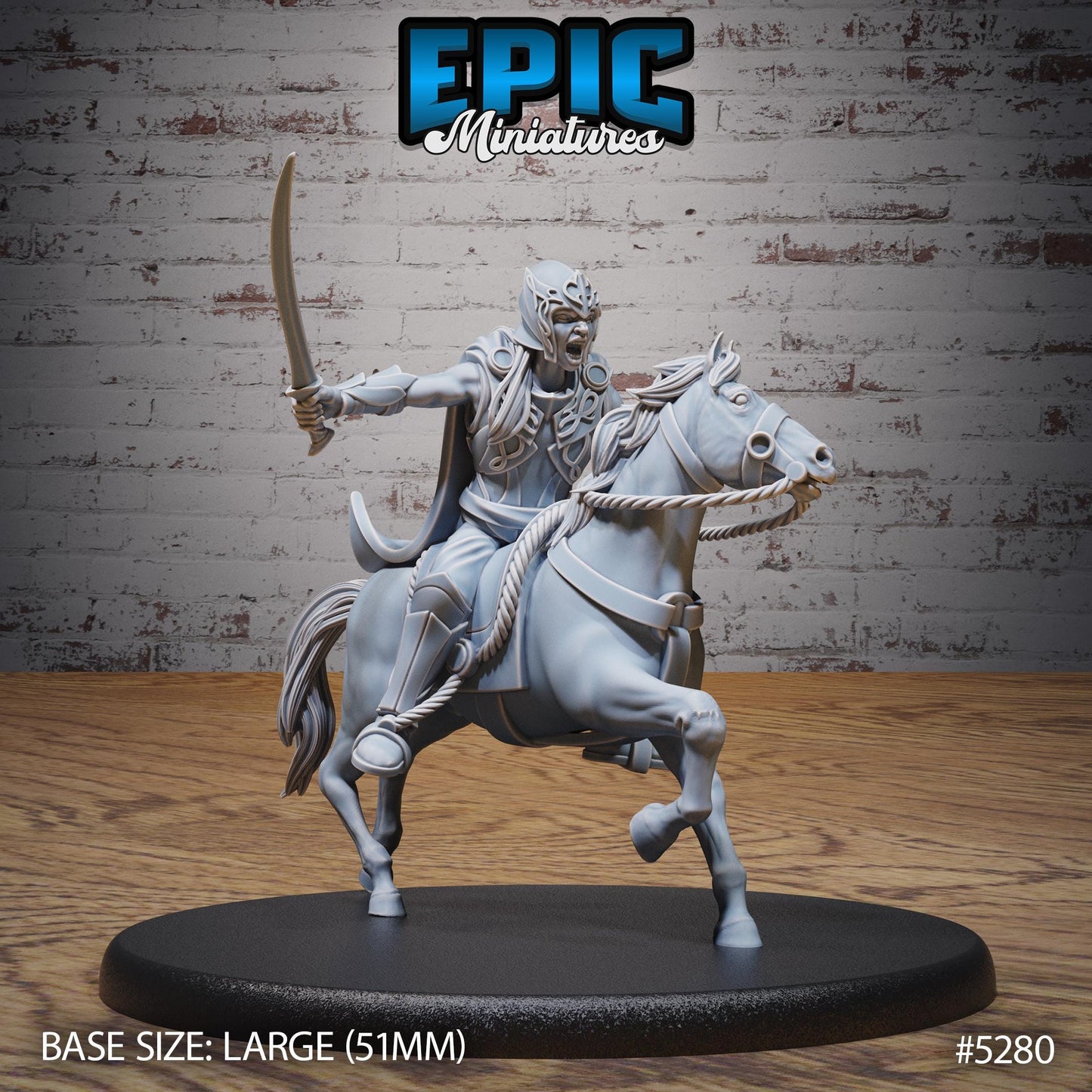 Elf Army, Horse Riders (2 Variants Available) - Epic Miniatures