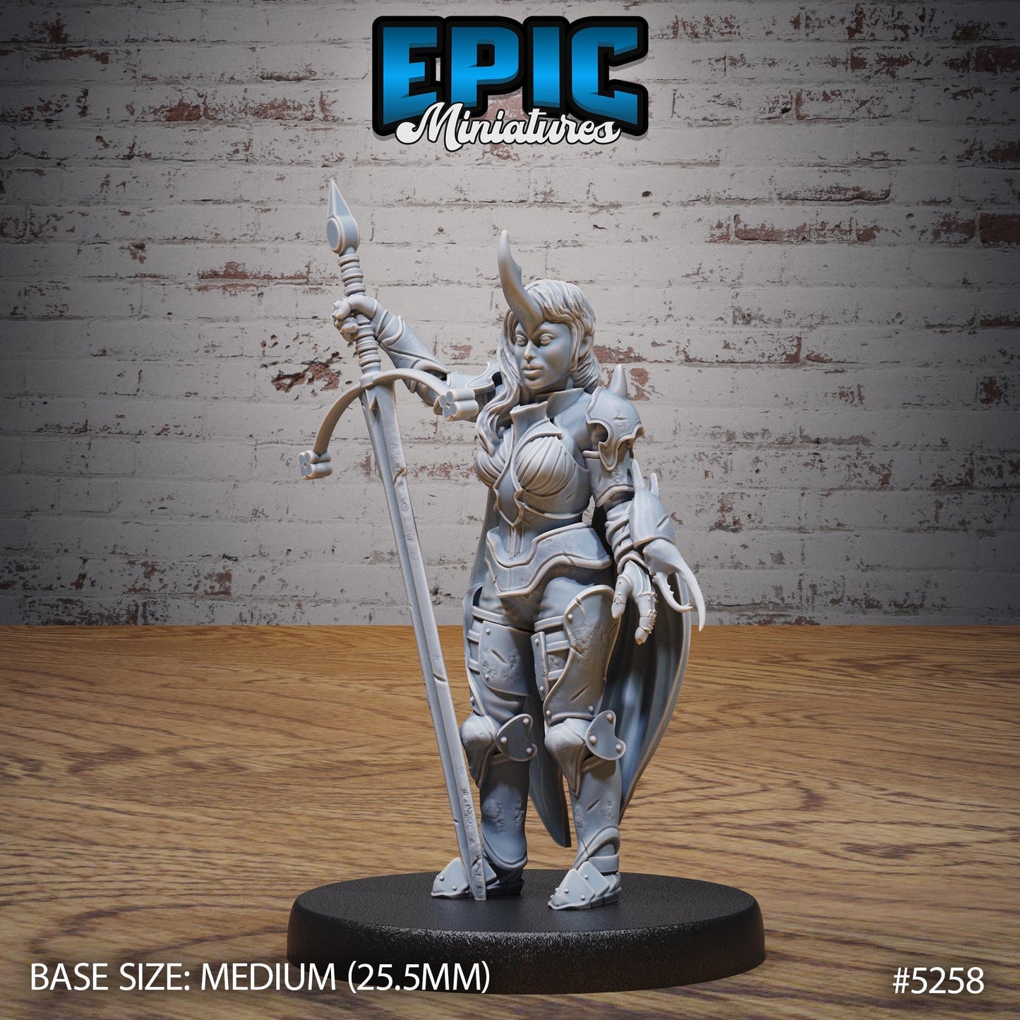 Insect Knight Lady (3 Variants Available) - Epic Miniatures