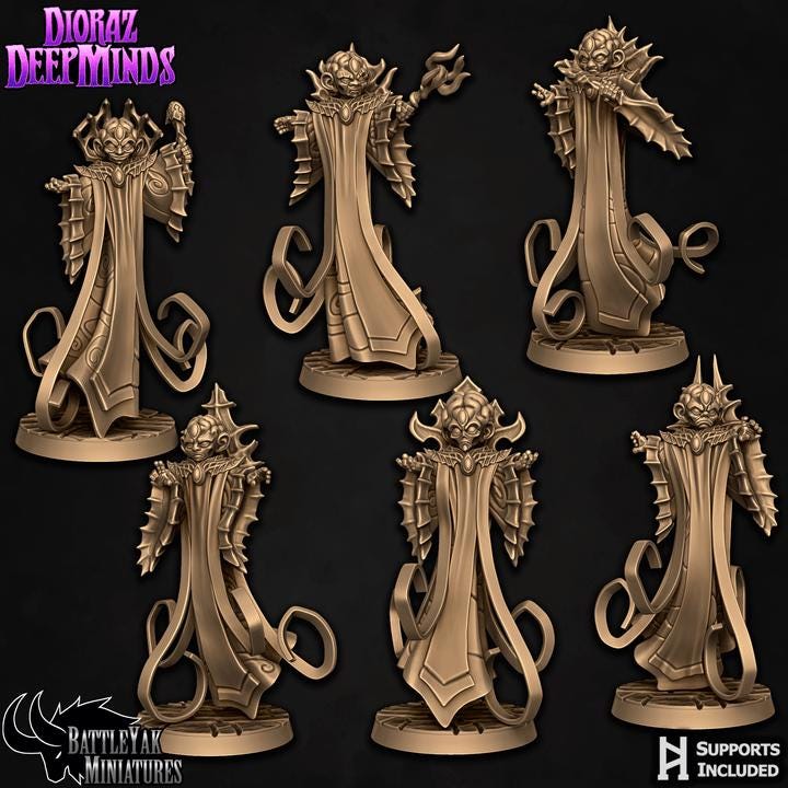 Dioraz Overminds (6 Variants Available) - Battle Yak