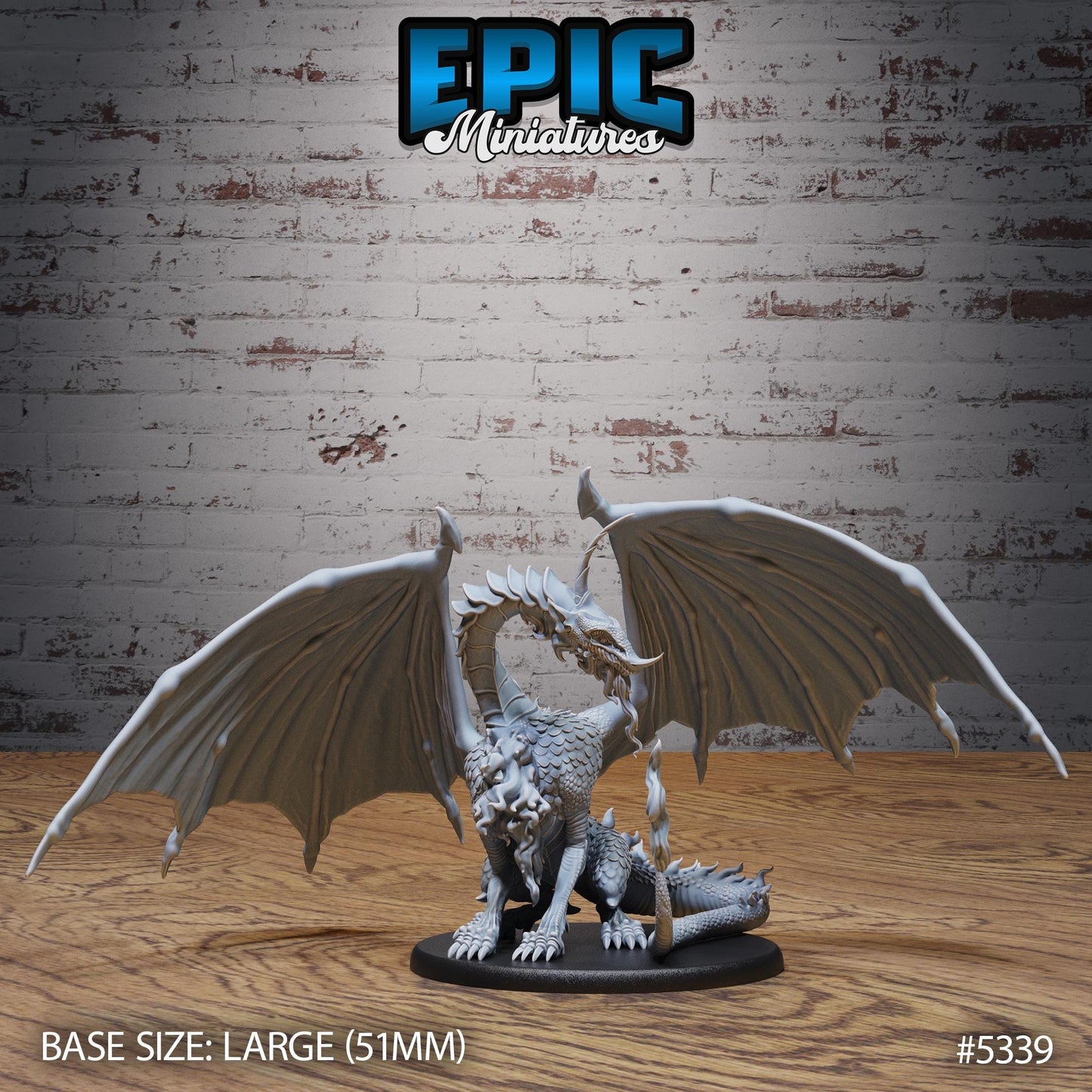 Moonstone Dragon (3 Variants Available) - Epic Miniatures