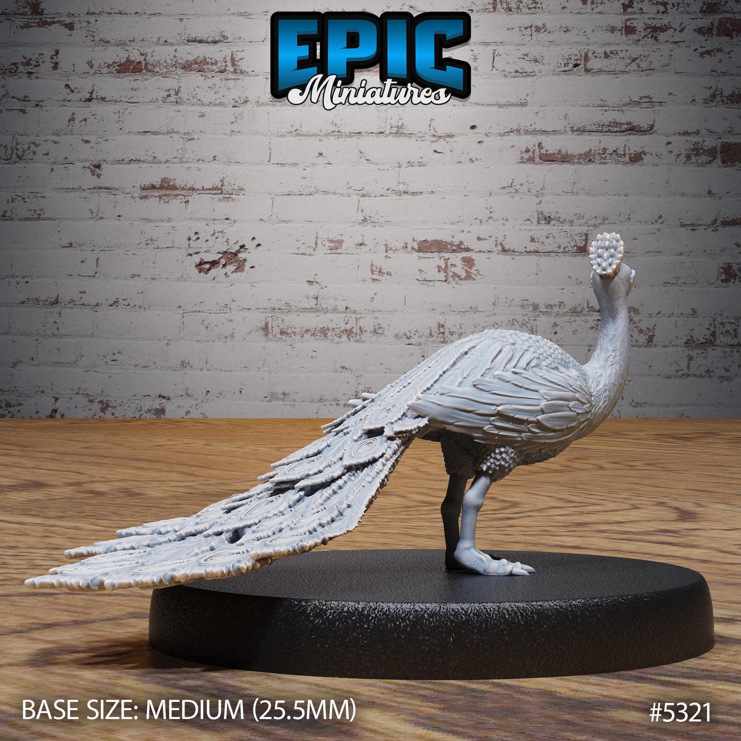 Peacock (2 Variants Available) - Epic Miniatures