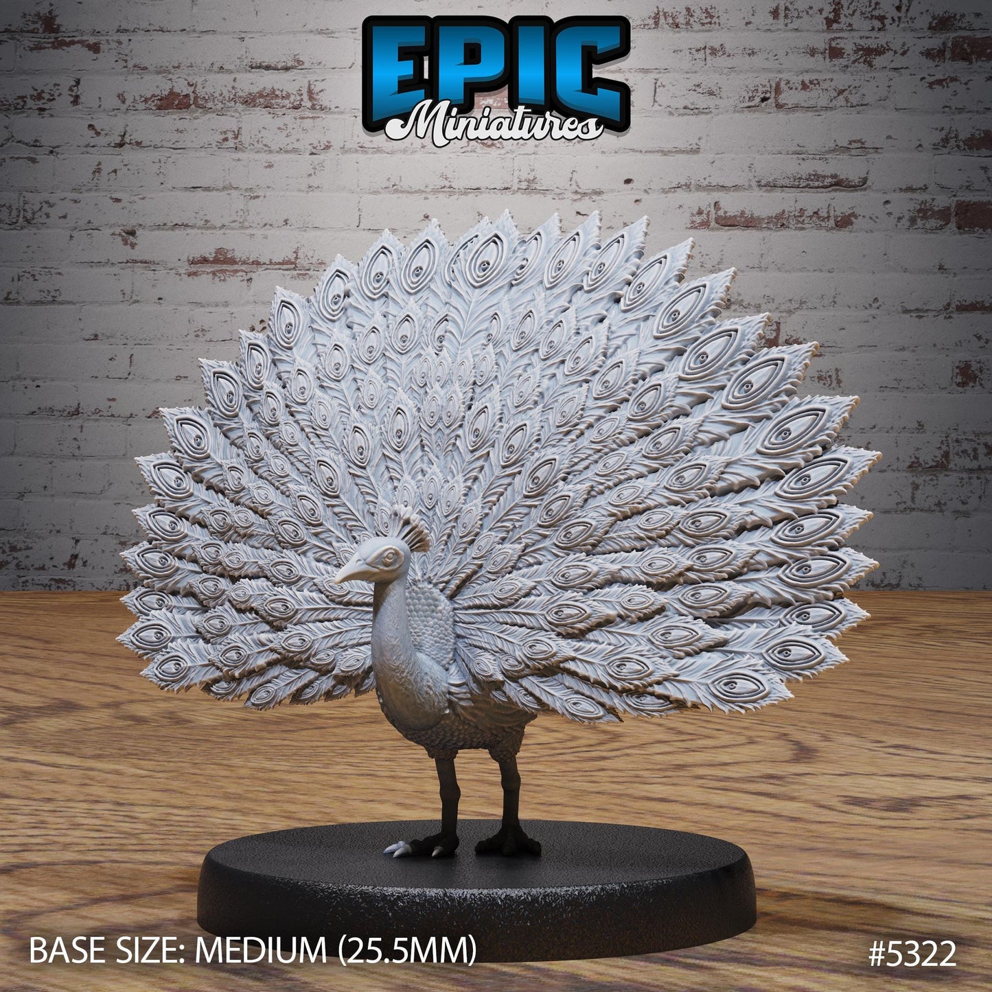 Peacock (2 Variants Available) - Epic Miniatures