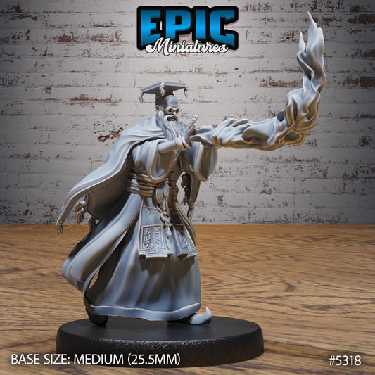 Schoolar Wizard (3 Variants Available) - Epic Miniatures