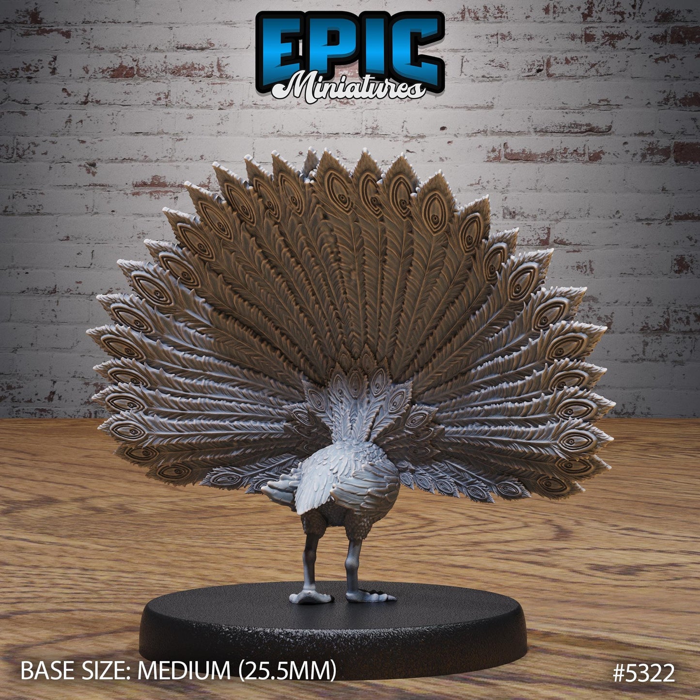 Peacock (2 Variants Available) - Epic Miniatures