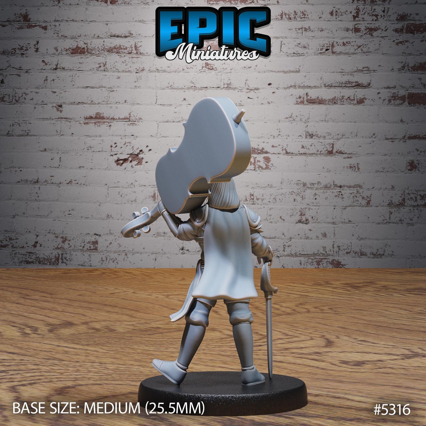 Vagabond Bard (3 Variants Available) - Epic Miniatures
