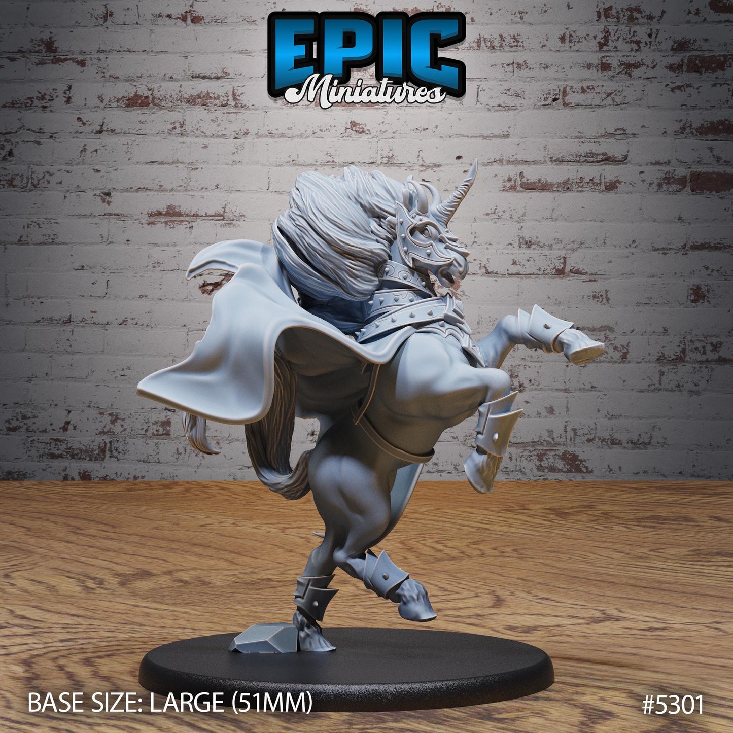 Dark Unicorn (3 Variants Available) - Epic Miniatures