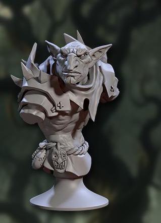 Faldorn Hobgoblins, Busts (2 Variants Available) - Artisan Guild
