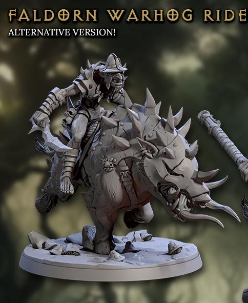 Faldorn Warhog Riders, Set 2 (4 Variants Available) - Artisan Guild