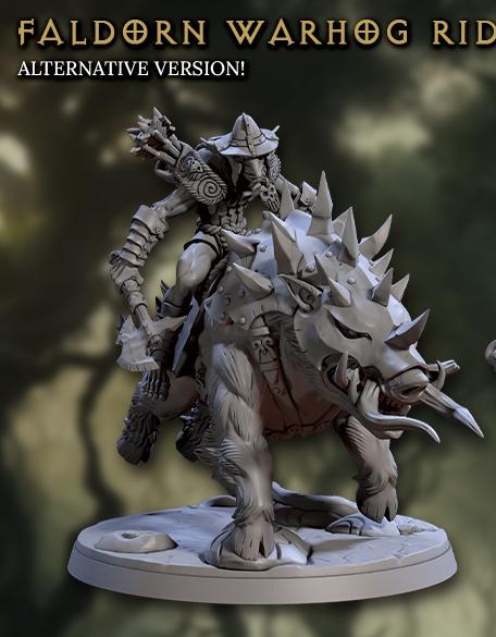 Faldorn Warhog Riders, Set 2 (4 Variants Available) - Artisan Guild