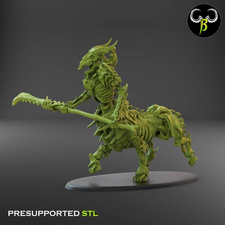 Marrowknight, Lance Squad 2 (3 Variants Available) - Clay Beast Creations