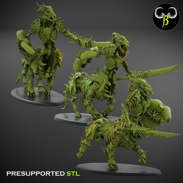 Marrowknight, Shield Squad 2 (3 Variants Available) - Clay Beast Creations