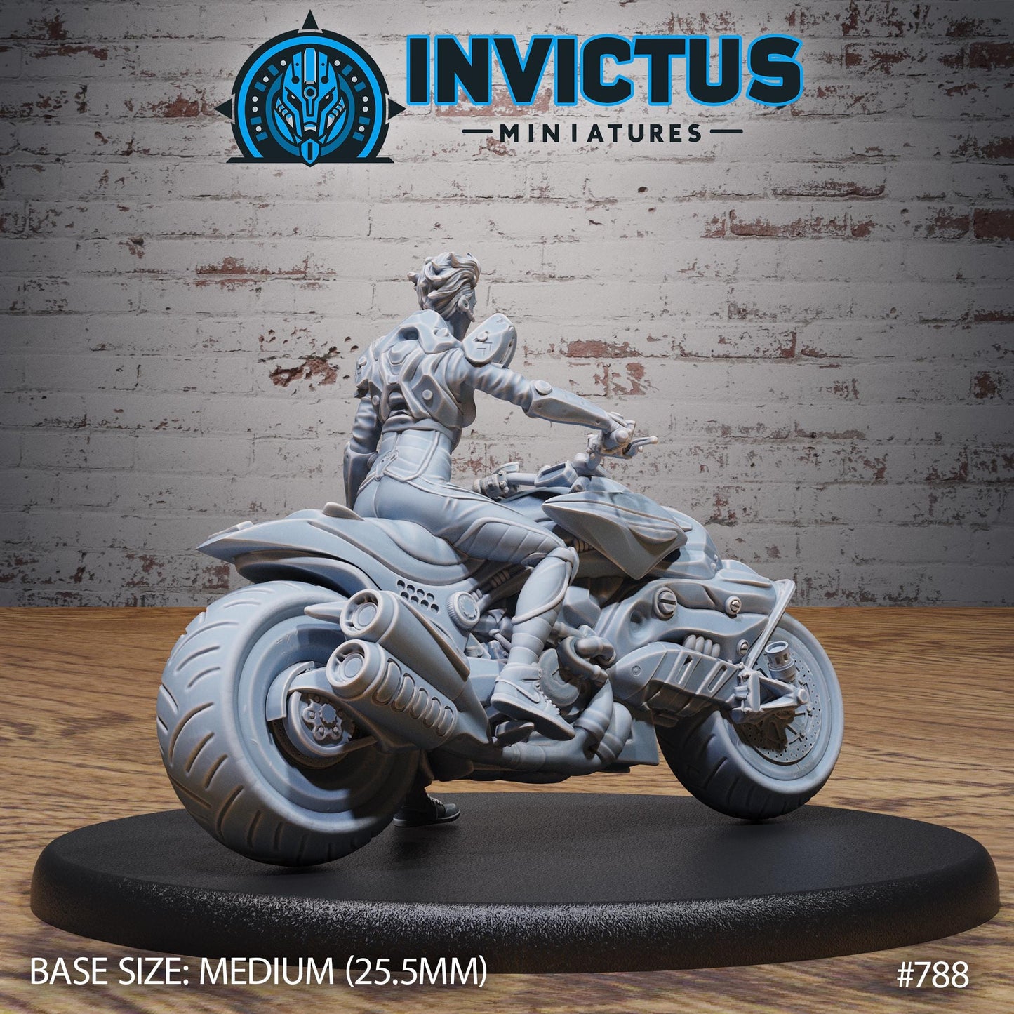 Racing Girl (4 Variants Available) - Invictus Miniatures