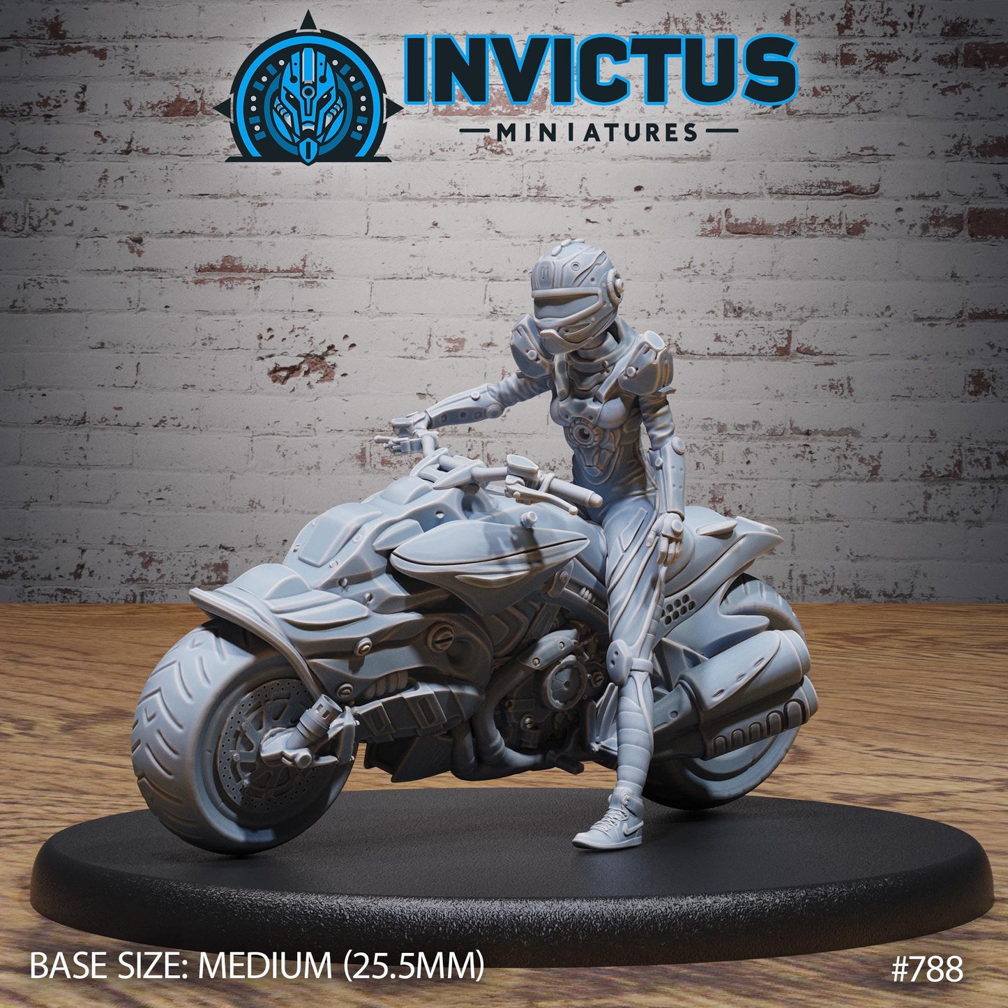 Racing Girl (4 Variants Available) - Invictus Miniatures