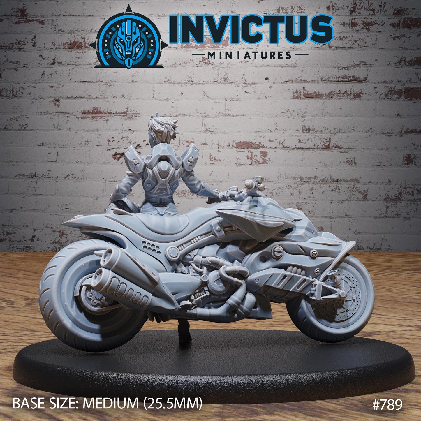 Racing Girl (4 Variants Available) - Invictus Miniatures