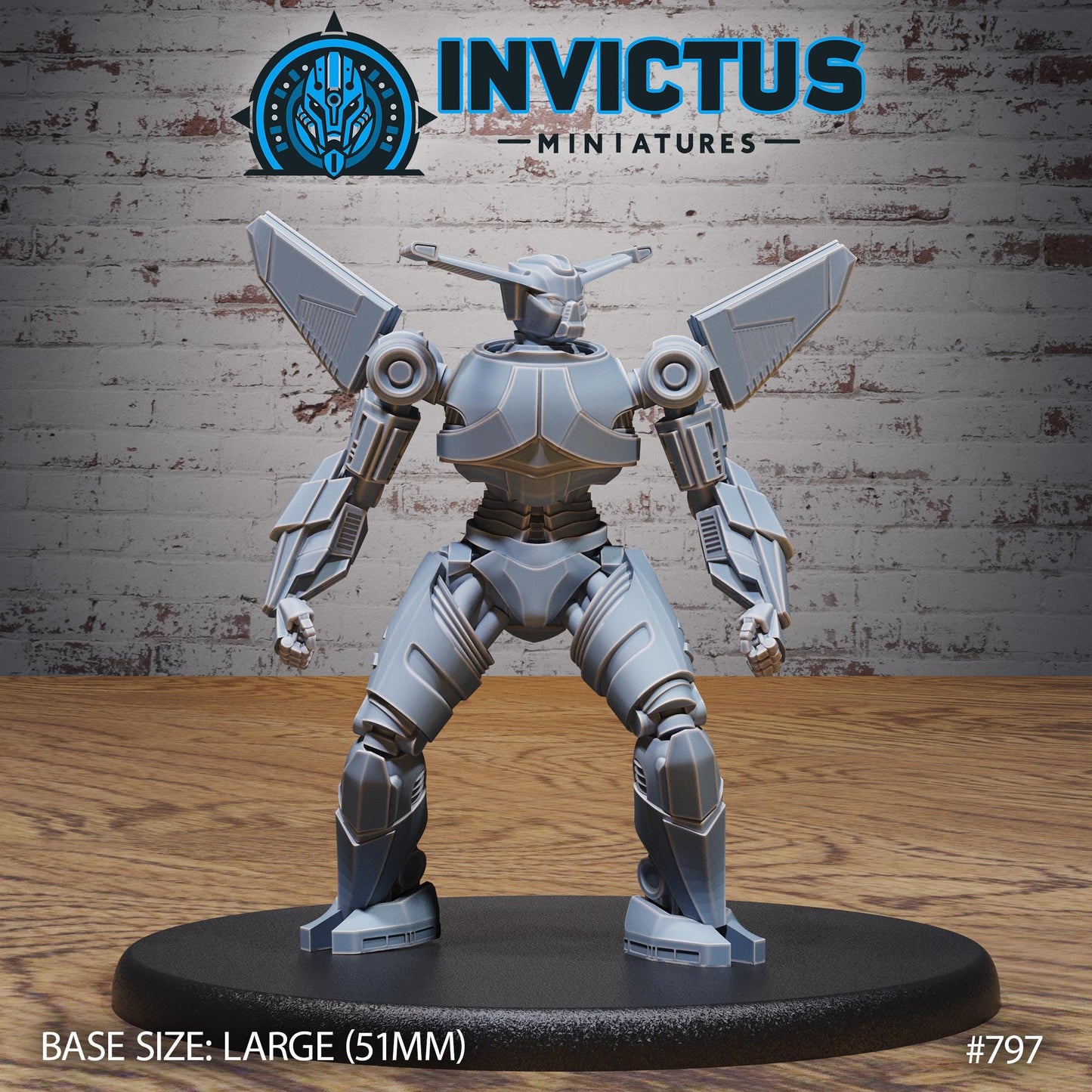 Shark Robot (2 Variants Available) - Invictus Miniatures