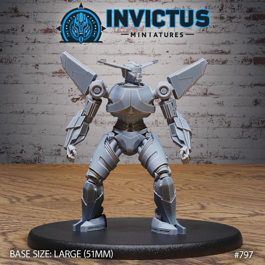 Shark Robot (2 Variants Available) - Invictus Miniatures