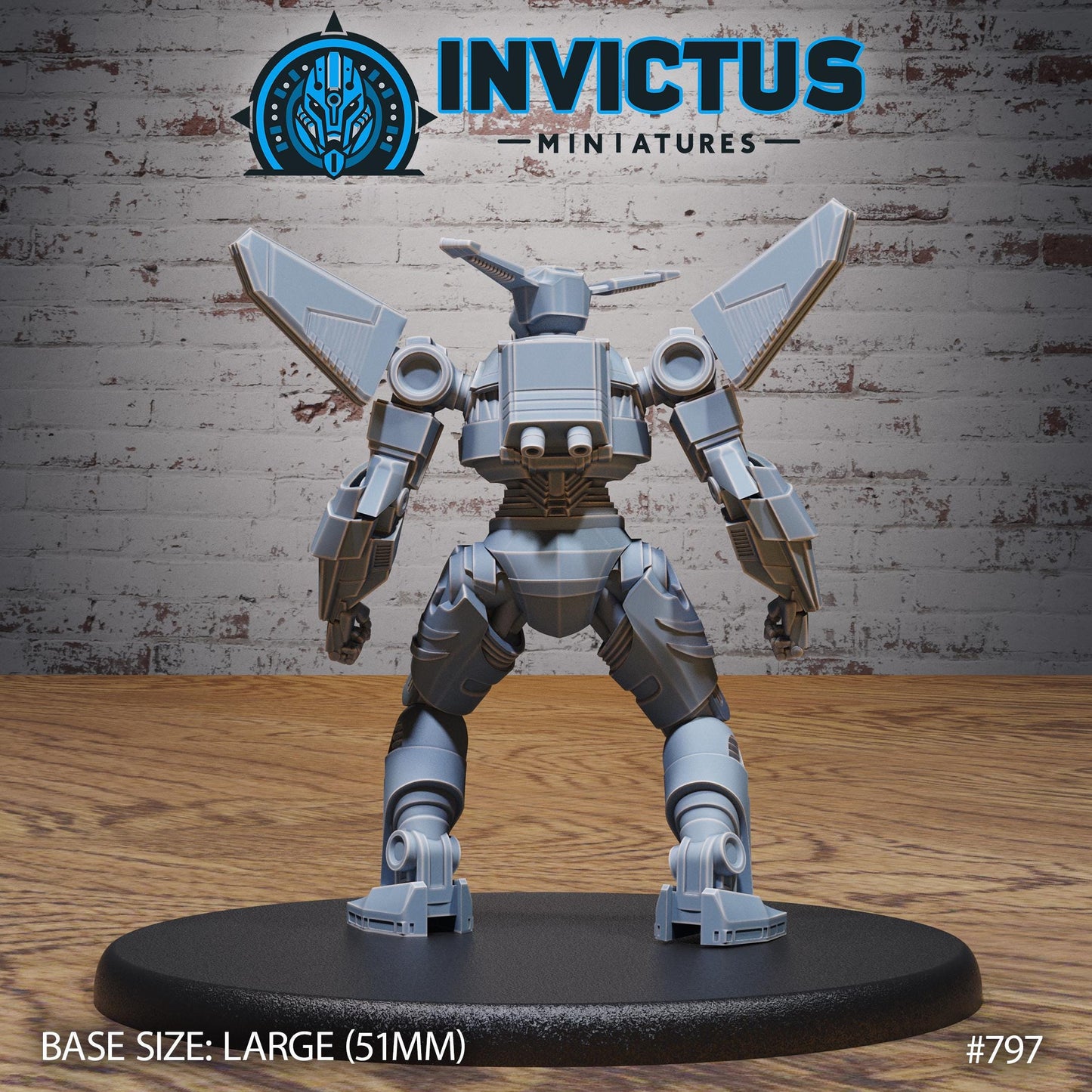 Shark Robot (2 Variants Available) - Invictus Miniatures