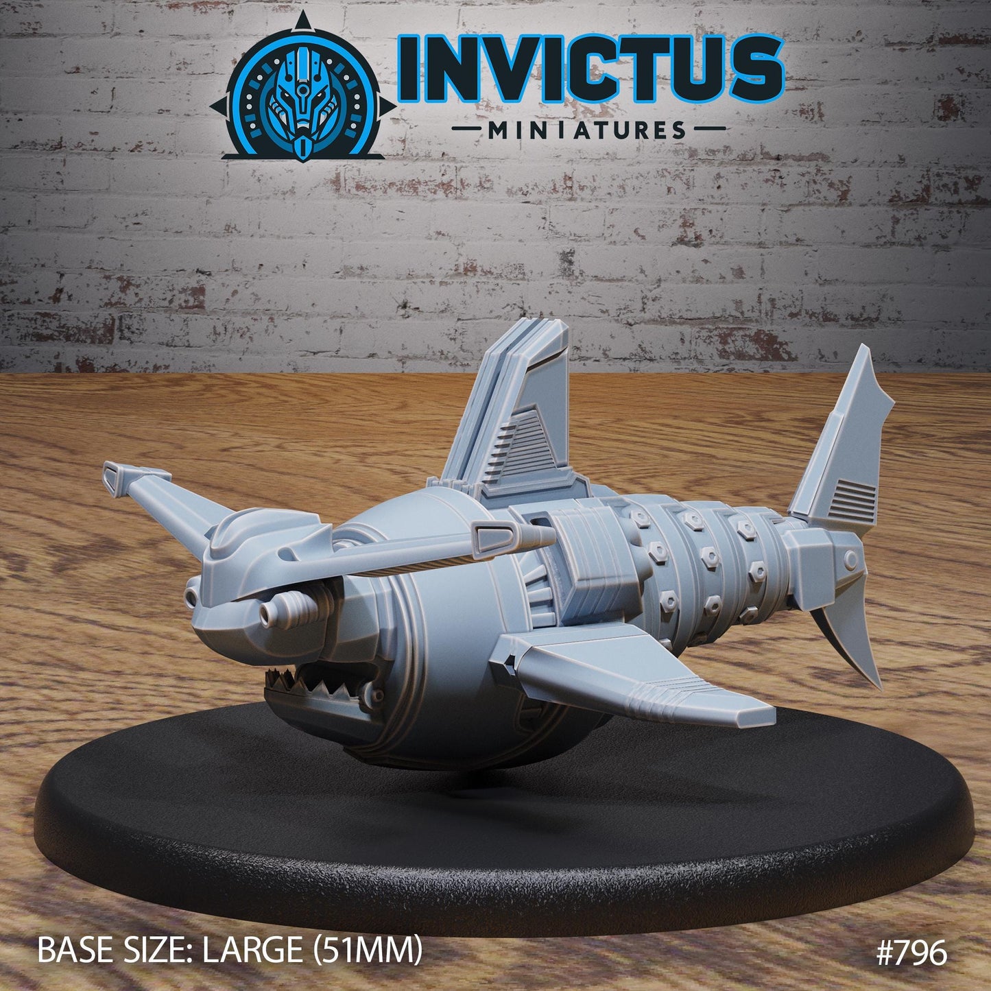 Shark Robot (2 Variants Available) - Invictus Miniatures